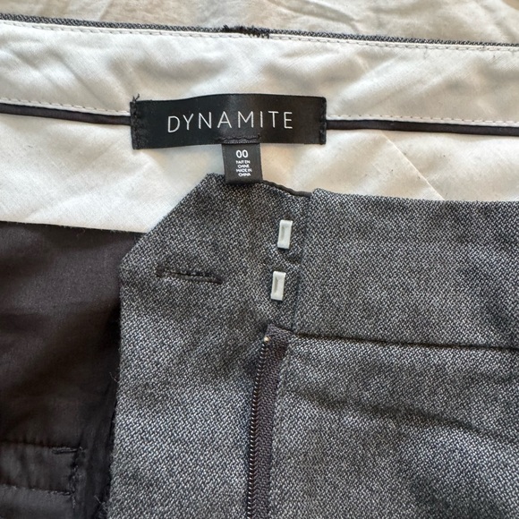 Dynamite Gray Wide Leg pants Women’s 00 classic - Picture 3 of 3